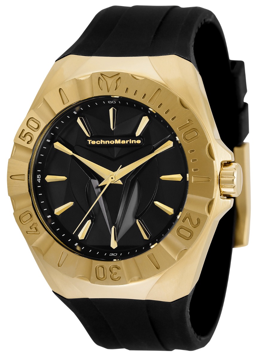 TechnoMarine Cruise Monogram Men's Watch - 45mm, Black (TM-120008)