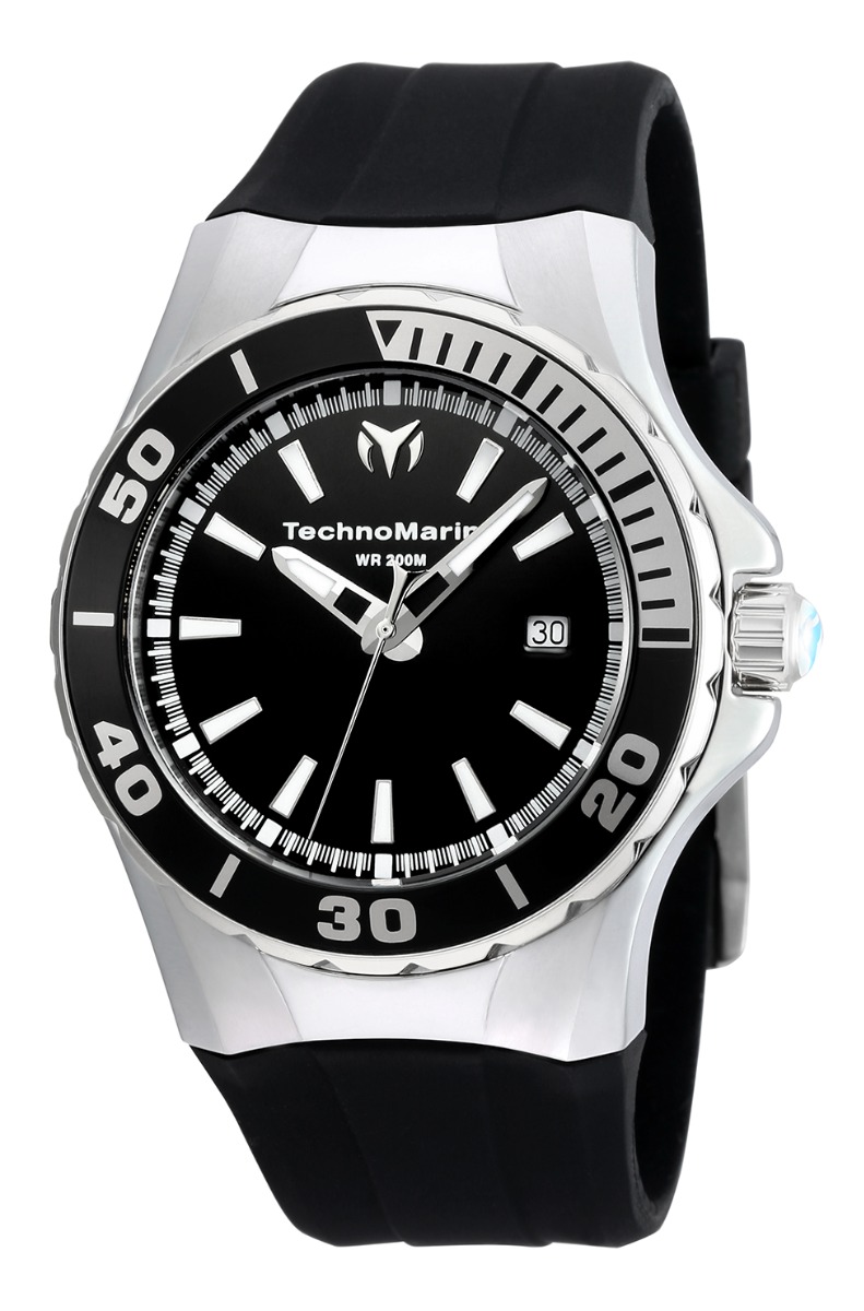 TechnoMarine Manta Sea Men's Watch - 44mm, Black (TM-215054)