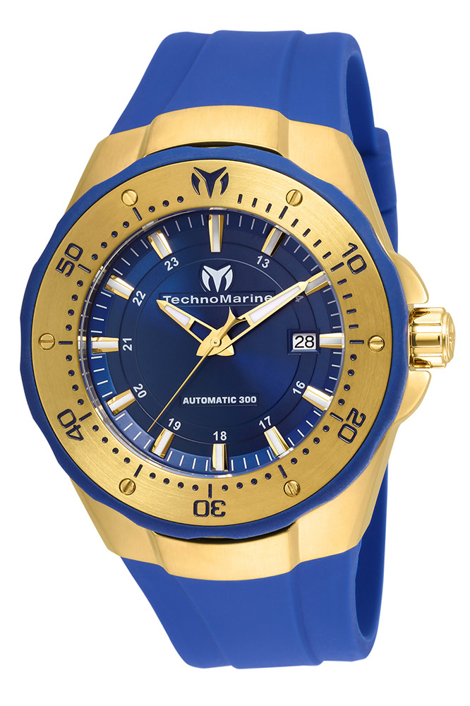 TechnoMarine Manta Sea Automatic Men's Watch - 48mm, Blue (TM-215085)