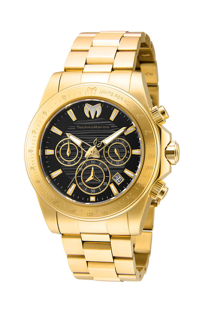 TechnoMarine Manta Ray Men's Watch - 42mm, Gold (TM-219005)