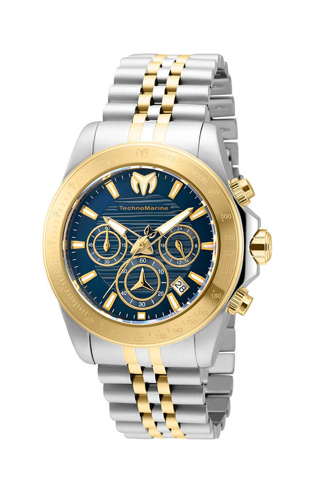 TechnoMarine Manta Ray Men's Watch - 42mm, Steel, Gold (TM-219021)