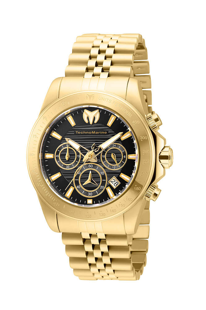 TechnoMarine Manta Ray Men's Watch - 42mm, Gold (TM-219023)