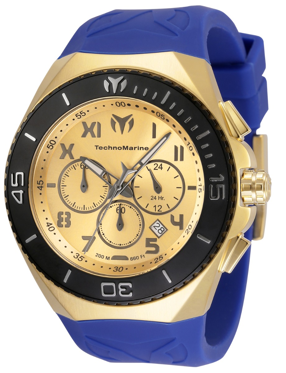 TechnoMarine Manta Ocean Men's Watch - 48mm, Blue (TM-220018)