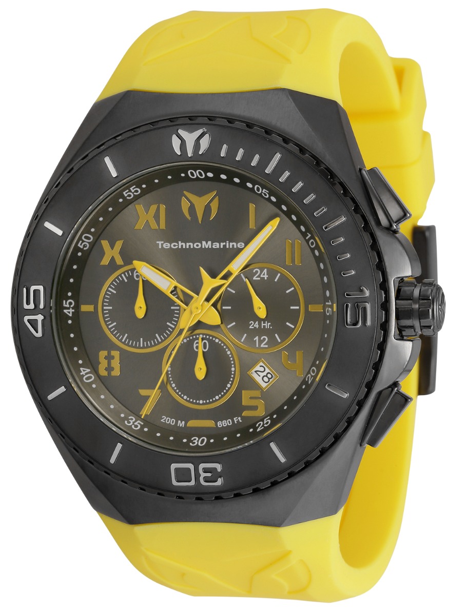 TechnoMarine Manta Ocean Men's Watch - 48mm, Yellow (TM-220021)