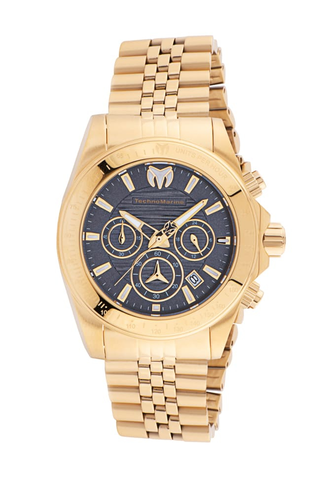 TechnoMarine Manta Ray Men's Watch - 42mm, Gold (TM-220039)