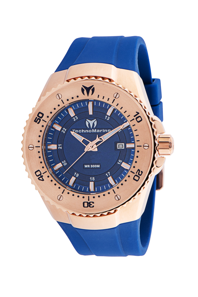 TechnoMarine Manta Sea Men's Watch - 48mm, Blue (TM-220061)