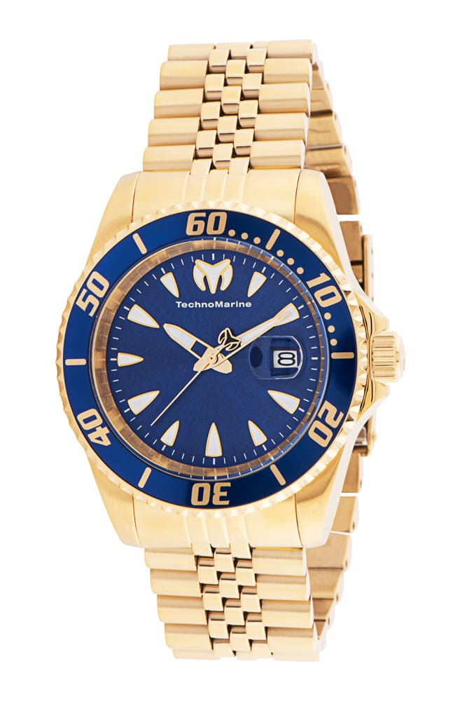 TechnoMarine Manta Sea Men's Watch - 42mm, Gold (TM-220086)