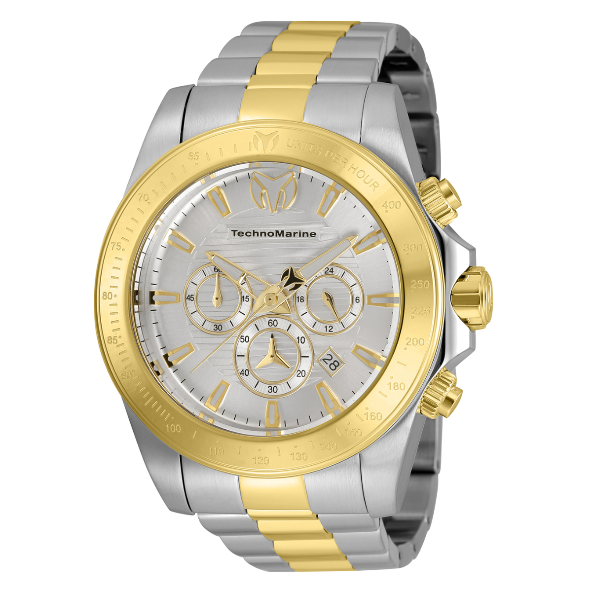Technomarine Manta Grand Men%27s Watch - 47mm, Steel, Gold (TM-220126)