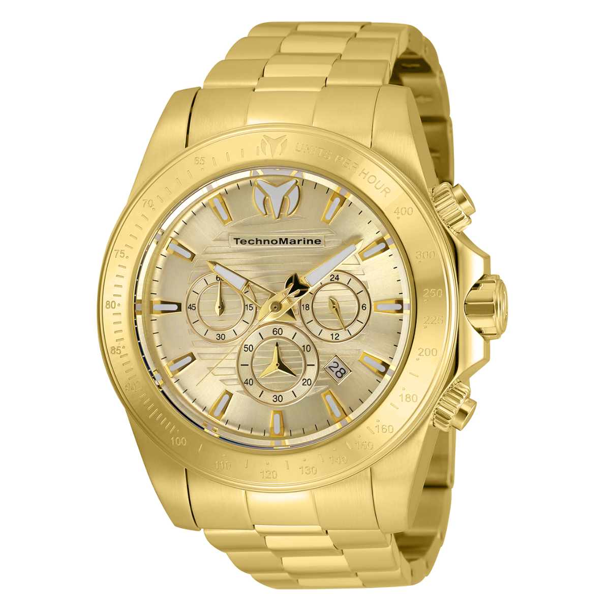 Technomarine Manta Grand Men%27s Watch - 47mm, Gold (TM-220130)