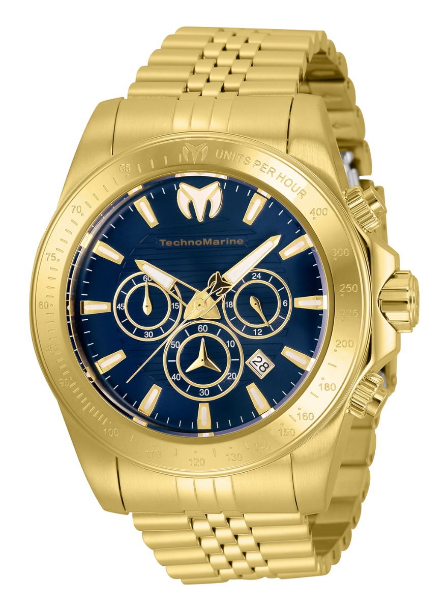 TechnoMarine Manta Grand Men's Watch - 47mm, Gold (TM-220149)